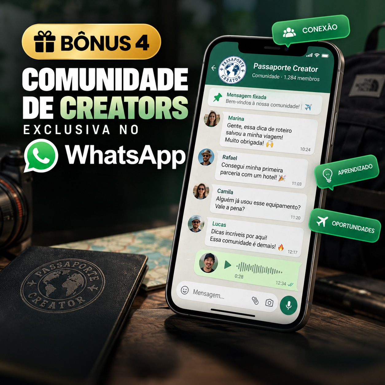 Comunidade Exclusiva no WhatsApp